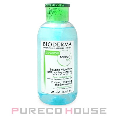 ビオデルマ セビウム H2O(エイチツーオー) D 片手プッシュポンプ 500ml