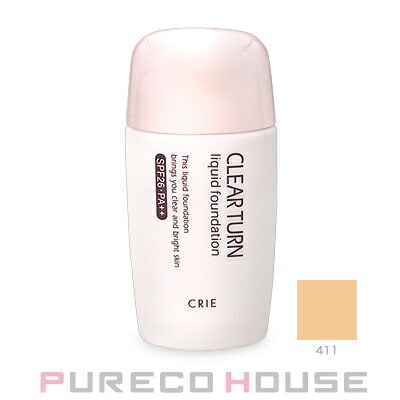 コーセー クリエ クリアターンEX リキッドファンデーション R 40ml SPF26・PA++ #411