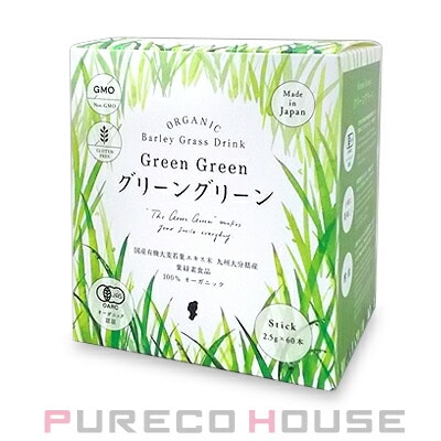 ハリウッド化粧品 グリーングリーン スティック ファミリー 150g (2.5g×60包)