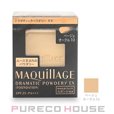 資生堂 マキアージュ ドラマティックパウダリー EX (ファンデーション) レフィル SPF25・PA+++ 9.3g #ベージュオークル10