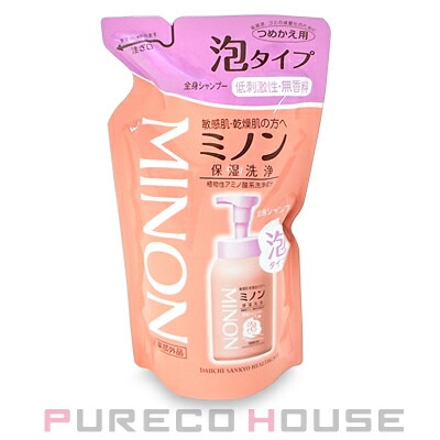 ミノン 全身シャンプー 泡タイプ (レフィル) 400ml 【医薬部外品】