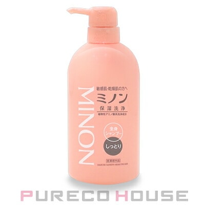 ミノン 全身シャンプー 洗いあがり しっとりタイプ 450ml 【医薬部外品】
