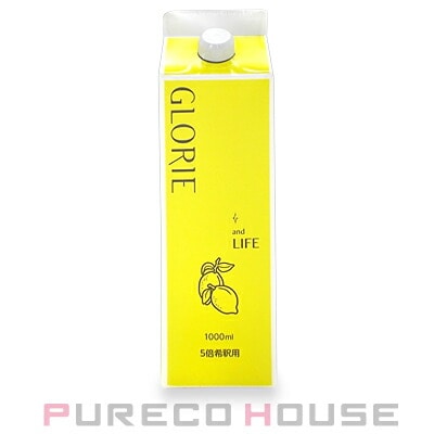 GLORIE (グロリエ) and LIFE レモン (酵素ドリンク) 1000ml