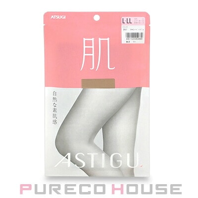 アツギ アスティーグ 【肌】 自然な素肌感 ストッキング L~LL #357 スキニーベージュ