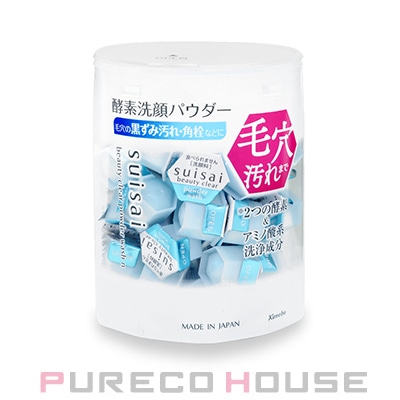 カネボウ suisai (スイサイ) ビューティークリア パウダーウォッシュN (酵素洗顔パウダー) 0.4g×32個