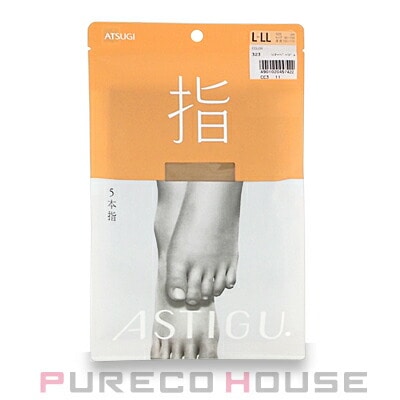 アツギ アスティーグ 【指】 5本指 ストッキング L~LL #323 シアーベージュ