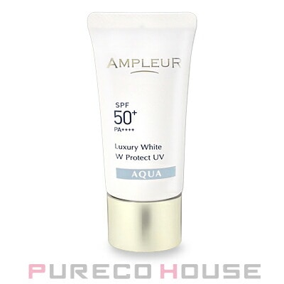 アンプルール ラグジュアリーホワイト WプロテクトUV アクア (日焼け止め・日中用美容液) SPF50+・PA++++ 30g