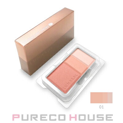 カネボウ ルナソル カラーリングソフトチークス 7.5g #01 ベージュレッド レフィル