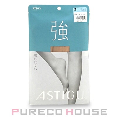 アツギ アスティーグ 【強】 破れにくい ストッキング M #378 ベビーベージュ