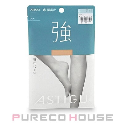 アツギ アスティーグ 【強】 破れにくい ストッキング L #378 ベビーベージュ