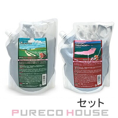 サニープレイス ザクロー精炭酸シャンプー (レフィル) 800ml + 精炭酸トリートメント (レフィル) 800g 【セット】