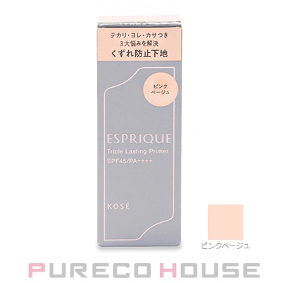コーセー エスプリーク トリプル ラスティング プライマー (化粧下地) SPF45・PA++++ 30g #ピンクベージュ