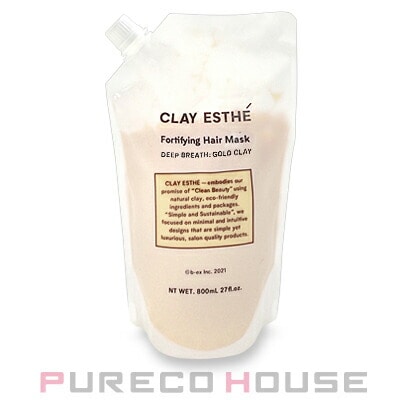 b-ex クレイエステ フォーティファイングヘアマスク ゴールドクレイ (レフィル) 800ml