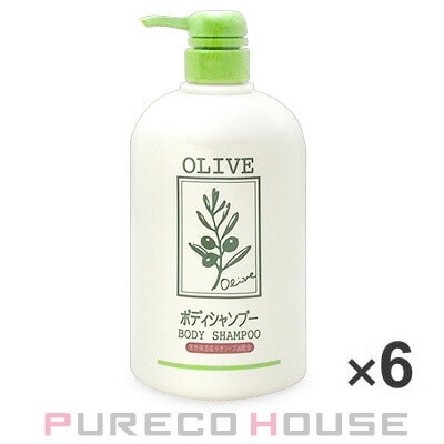 日本オリーブ ナチュラルマインド ボディーシャンプー 800ml ×6個 【セット】