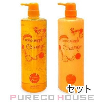 サニープレイス ナノサプリ クレンジング シャンプー オレンジ 1000ml + エッセンストリートメント オレンジ 1000ml 【セット】