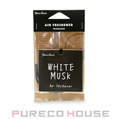 John's Blend (ジョンズ ブレンド) WHITE MUSK ホワイトムスク エアーフレッシュナー スクエアデザイン