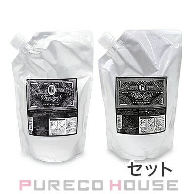 b-ex ディープレイヤー シャンプー ExG (レフィル) 750ml + トリートメント ExG (レフィル) 750g 【セット】