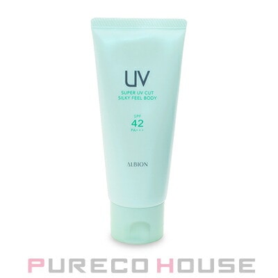 アルビオン スーパー UV カット シルキーフィール ボディ (ボディ用日やけ止め乳液) SPF42・PA+++ 100g