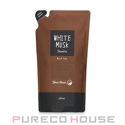 John's Blend (ジョンズ ブレンド) WHITE MUSK ホワイトムスク シャンプー モイストタイプ 450ml レフィル