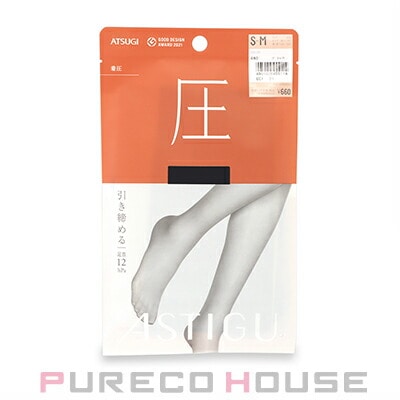 アツギ アスティーグ 【圧】 引き締める ストッキング S~M #480 ブラック