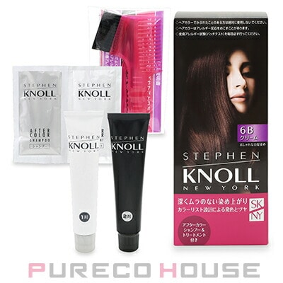 コーセー スティーブンノル カラークチュール クリームヘアカラー (白髪染め) #6B ミディアムブラウン 【医薬部外品】