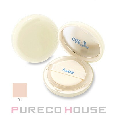 fwee(フィー) クッション エッグフィット カバー SPF50+・PA+++ 13g #01 フェア
