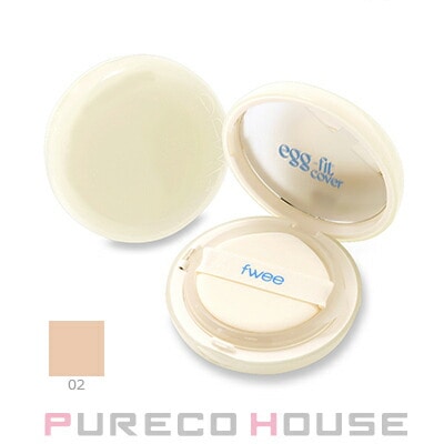 fwee(フィー) クッション エッグフィット カバー SPF50+・PA+++ 13g #02 ヌード