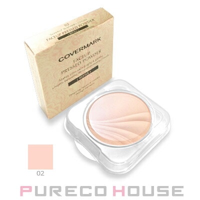 カバーマーク フェイスアップ プレストパウダー (おしろい) (レフィル) SPF23・PA++ #02 ライトアップベージュ