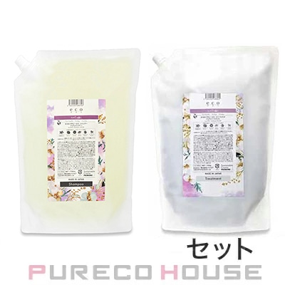 パイモア eco HBS シャンプー ムスク 1700ml レフィル + トリートメント ムスク 1700g レフィル 【セット】