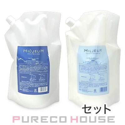 デミ ミレアム ヘアケア シャンプー 1800ml レフィル + コンディショナー 1800ml レフィル 【セット】