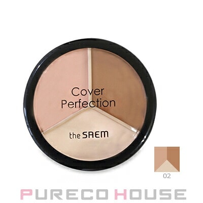 the SAEM(ザ セム) カバー パーフェクション トリプル ポット コンシーラー #02 コントゥアベージュ