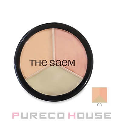 the SAEM(ザ セム) カバー パーフェクション トリプル ポット コンシーラー #03 コレクトアップベージュ