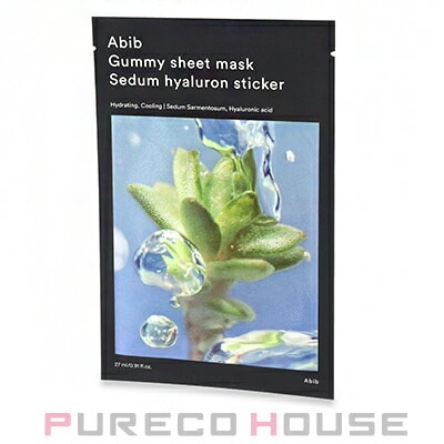 Abib (アビブ) Gummy シートマスク 27ml #セダム ヒアルロン ステッカー