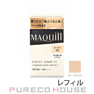資生堂 マキアージュ エッセンスリキッド EX (ファンデーション・美容液) SPF50+・PA++++ 24ml #オークル10 レフィル