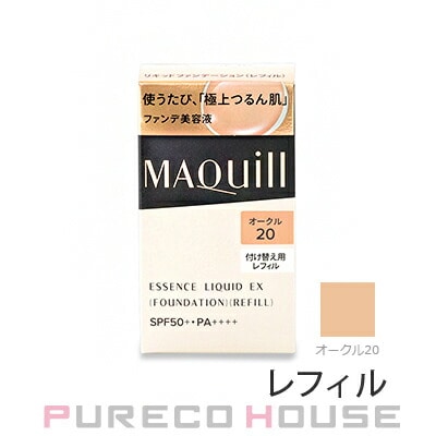 資生堂 マキアージュ エッセンスリキッド EX (ファンデーション・美容液) SPF50+・PA++++ 24ml #オークル20 レフィル