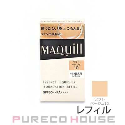 資生堂 マキアージュ エッセンスリキッド EX (ファンデーション・美容液) SPF50+・PA++++ 24ml #ソフトベージュ10 レフィル