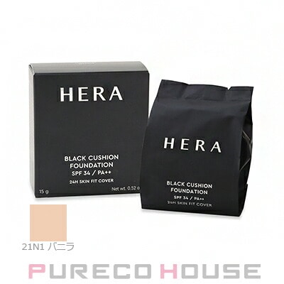 HERA(ヘラ) ブラック クッション ファンデーション SPF34・PA++ 15g #21N1 バニラ レフィル