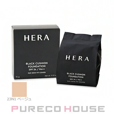 HERA(ヘラ) ブラック クッション ファンデーション SPF34・PA++ 15g #23N1 ベージュ レフィル