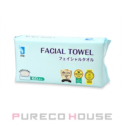 ITO フェイシャルタオル 60枚入り