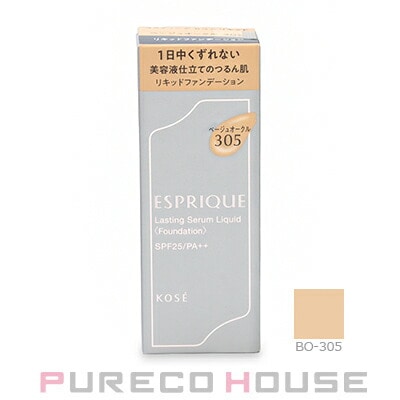 コーセー エスプリーク ラスティング セラム リキッド (ファンデーション) SPF25・PA++ 30g #BO-305 ベージュオークル