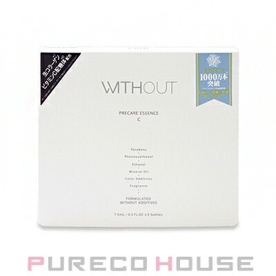 FAITH (フェース) ウィズアウト プレケアエッセンス C (美容液) 1剤 エッセンス×3本+2剤 ウォーター 7.5ml×3本