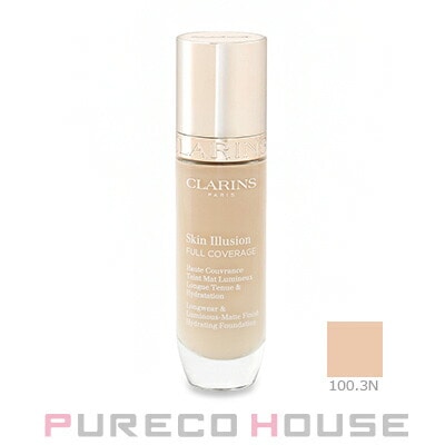 クラランス スキン イリュージョン フルカバレッジ ファンデーション 30ml #100.3N