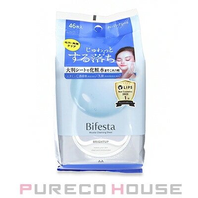 ビフェスタ ミセラークレンジングシート ブライトアップ (ふき取り用クレンジング・化粧水) 46枚入