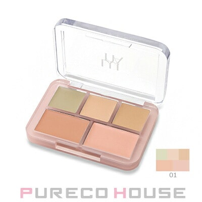 LUNA(ルナ) コンシールブレンダーパレット 6g #01 クリアカバー