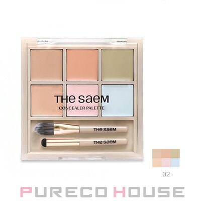 the SAEM(ザ セム) カバー パーフェクション コンシーラー パレット #02 カバー&ライト