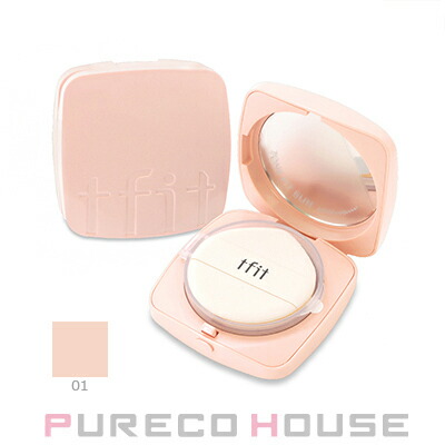 tfit (ティーフィット) ベース フィット トーン アップ サン クッション 12g SPF50+・PA++++ #01 ピュア ピーチ