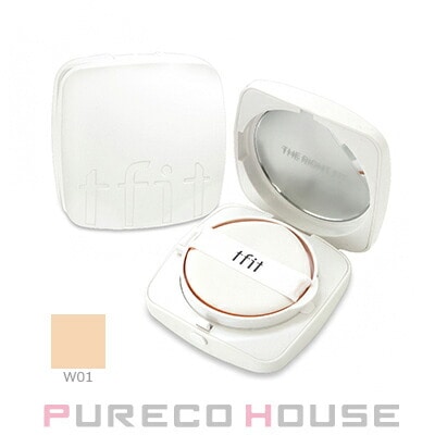 tfit (ティーフィット) レイヤリング フィット カバー クッション EX SPF50+・PA++++ 12g #W01 バニラ