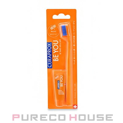 CURAPROX (クラプロックス) クラプロックスビーユー 歯ブラシ+歯みがき パック #オレンジ