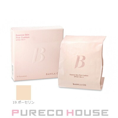 BANILA CO (バニラコ) エッセンス スキン ピンク クッション SPF50+・PA+++ 12g #19 ポーセリン レフィル