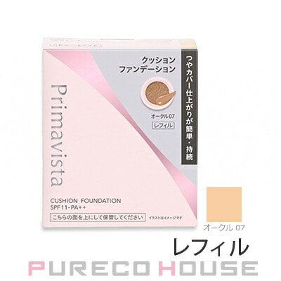 花王ソフィーナ プリマヴィスタ グロウカバー クッション (ファンデーション) SPF11・PA++ 1.5g #オークル07 レフィル